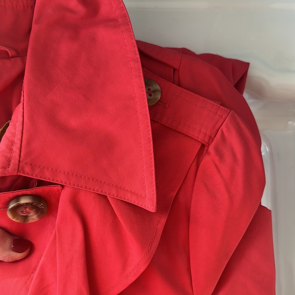 Pink Ruffled Guess Trench - Picture 6 of 6
